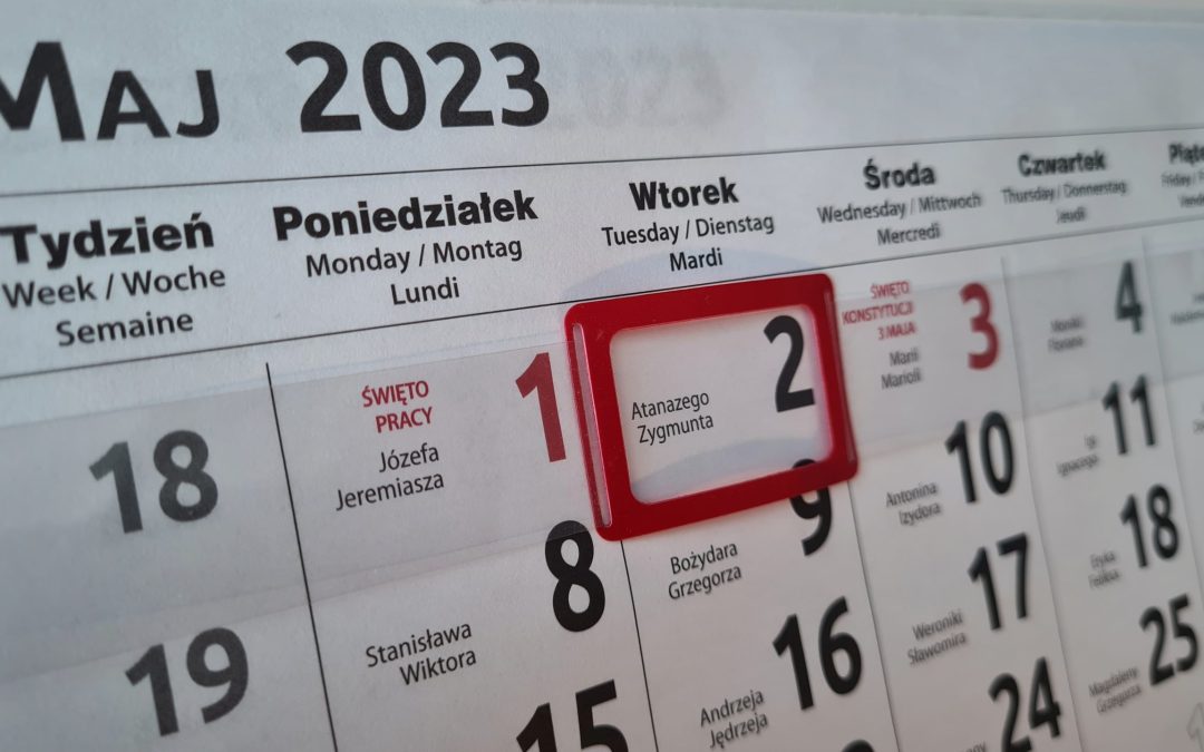Kancelaria komornicza dnia 02 maja 2023r. nieczynna