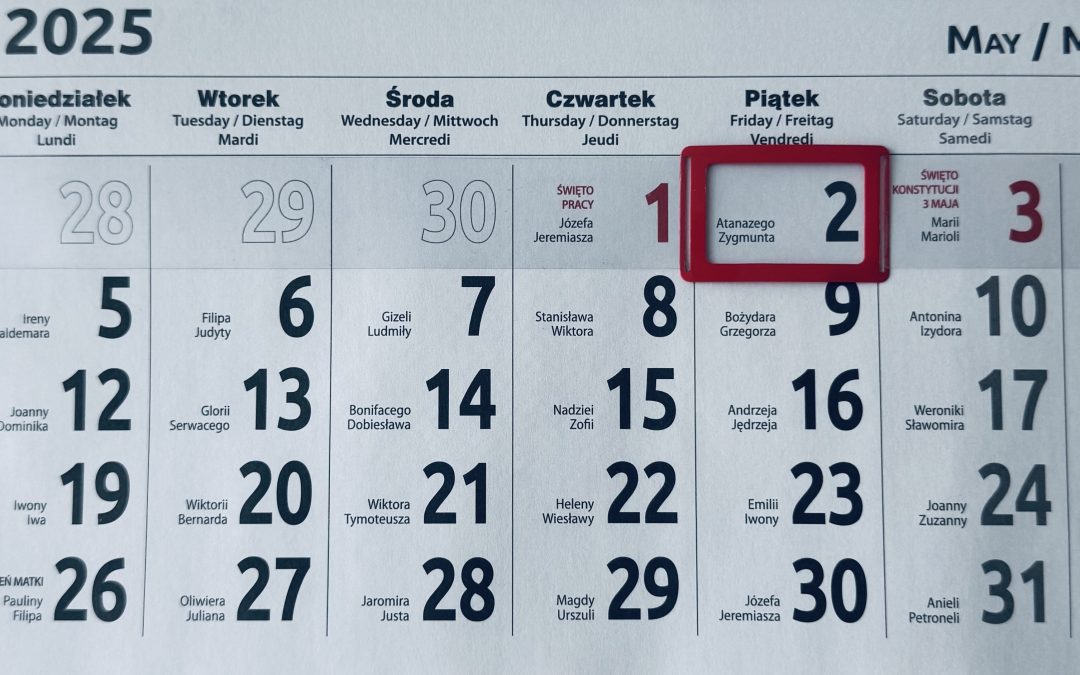 Kancelaria komornicza dnia 02 maja 2025r. nieczynna