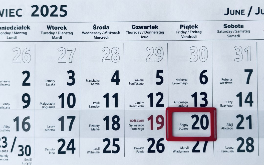 Kancelaria komornicza w dnia 20 czerwca 2025r. nieczynna